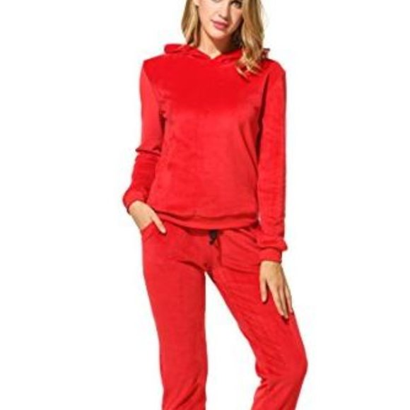 Hotouch Other - Women's Athletic Soft Hoodie Sweatpants Set
